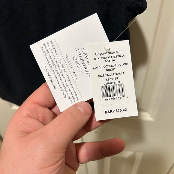 NWT Beyond Yoga Spacedye Forever a tank in Darkest Night , XS - Picture 12 of 13